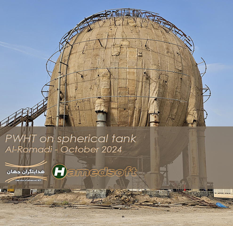 PWHT and stress relief on spherical tank